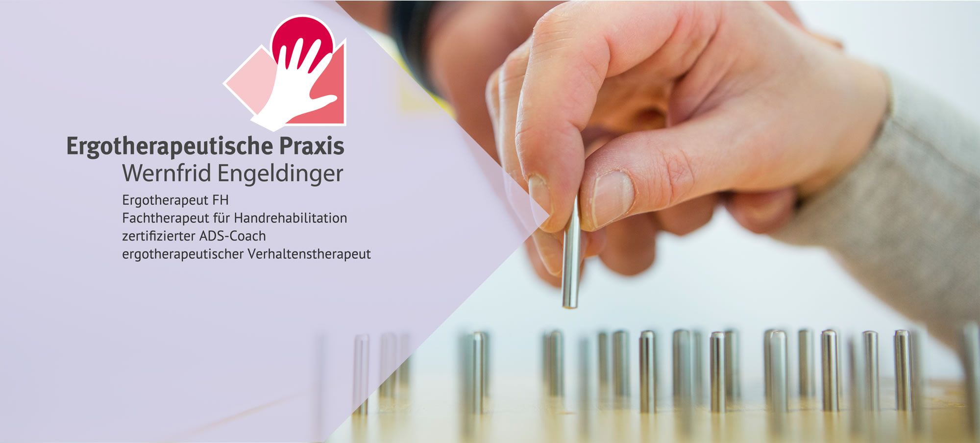 Ergotherapeutische Praxis Wernfrid Engeldinger, Ergotherapeut, FH Fachtherapeut für Handrehabilitation, zertifizierter ADS-Coach, ergotherapeutischer Verhaltenstherapeut
